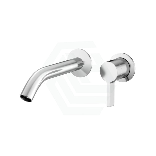 Kohler Components™ Chrome Round Wall Mounted Mixer With Spout Tube Design 246Mm Bath/Basin Tap Sets