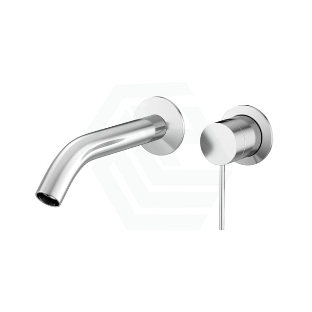 Kohler Components™ Polished Chrome Wall Mount Pin Lever Mixer With Tube Basin Spout Bath/Basin