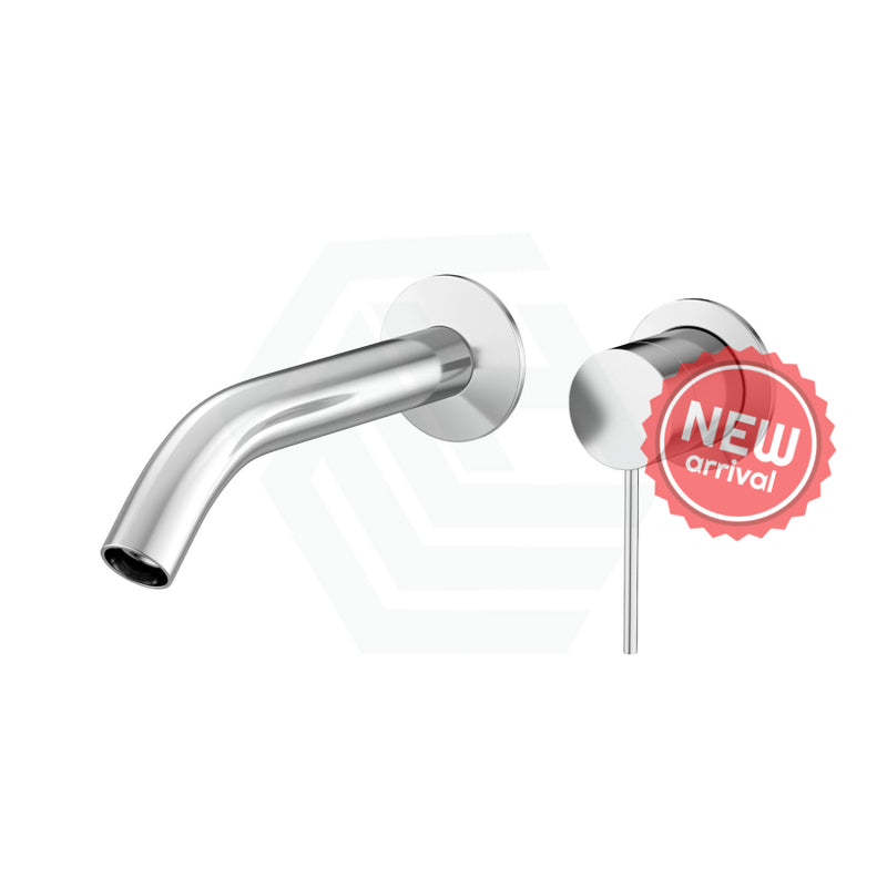 Kohler Components™ Polished Chrome Wall Mount Pin Lever Mixer With Tube Basin Spout Bath/Basin