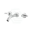 Kohler Components™ Polished Chrome Wall Mount Lever Handles With Tube Basin Spout Bath/Basin Tap