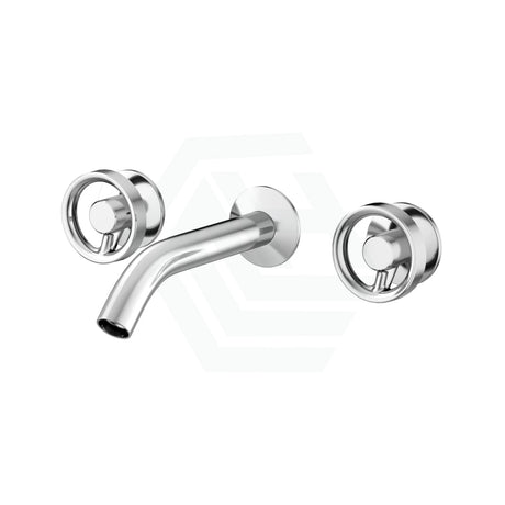 Kohler Components™ Polished Chrome Wall Mount Industrial Handles With Tube Basin Spout Bath/Basin