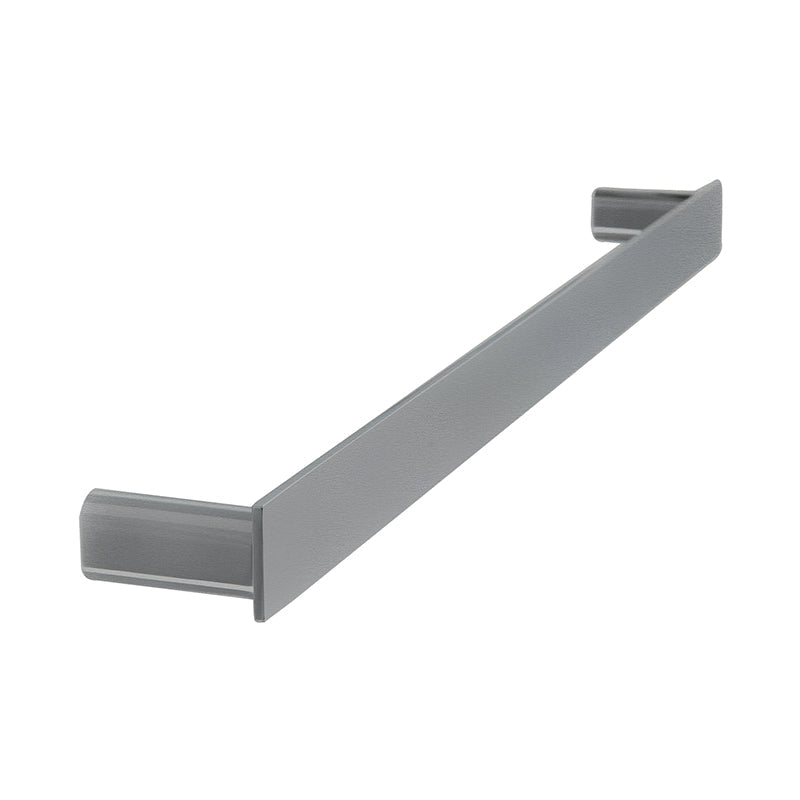 Linkware Gabe 600/800Mm Single Towel Rail Brushed Nickel Rails