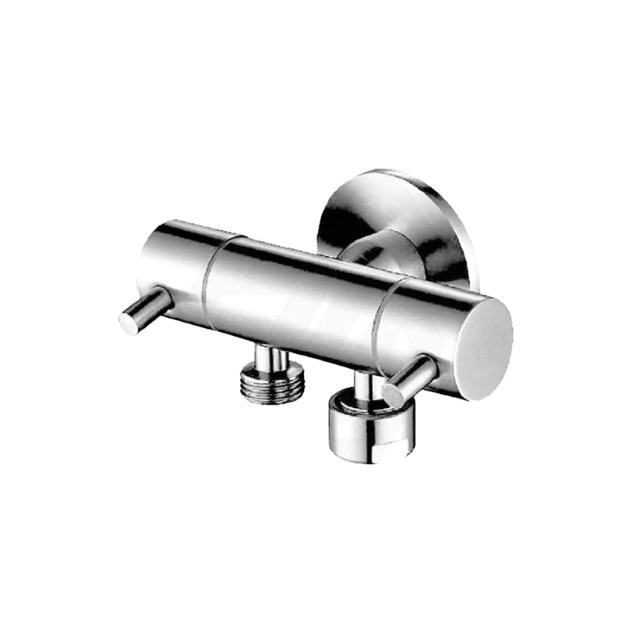 Linkware Brass Chrome Dual Control Toilet Bidet Diverter Mini Cistern Cock