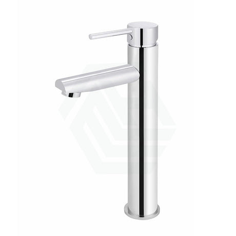 Meir Round Paddle Tall Basin Mixer Polished Chrome Mixers