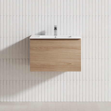 1-Drawer 600/750/900/1200Mm Wall Hung Bathroom Floating Vanity Single Bowl Multi-Colour Cabinet Only