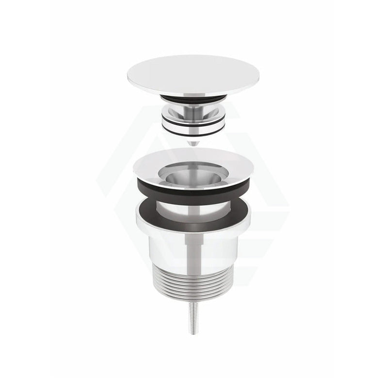 Meir 32/40Mm Universal Brass Pop Up Waste Polished Chrome With Or Without Overflow Basin Wastes