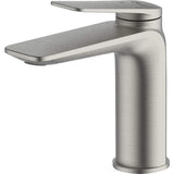 Oliveri Paris Brass Brushed Nickel Basin Mixer Tap for Vanity and Sink