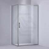 N#1(Nickel) 920-1750X2000Mm L Shape Shower Screen Sliding Door Brushed Nickel Semi-Frameless 6Mm