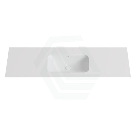 600/750/900/1200Mm Chiefly Solid Surface Top Matt White For Bathroom Vanity Stone Tops