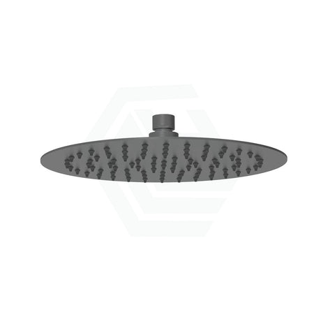 M#1(Gunmetal Grey) 250Mm 10 Inch Gun Metal Round Rainfall Shower Head Stainless Steel 304 Gunmetal