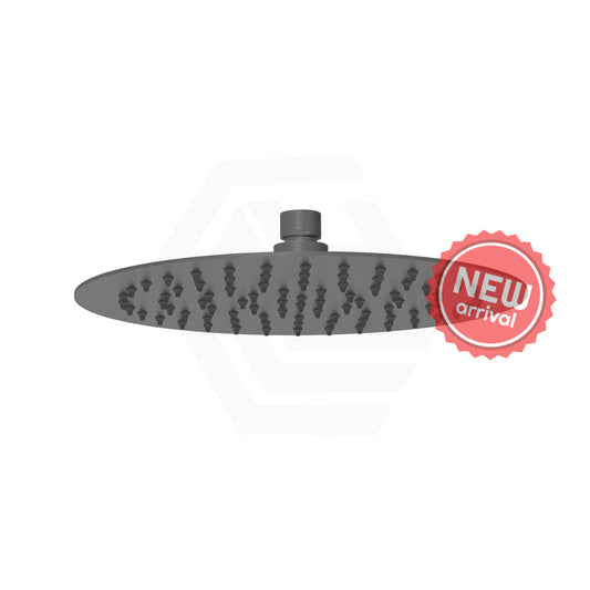 M#1(Gunmetal Grey) 250Mm 10 Inch Gun Metal Round Rainfall Shower Head Stainless Steel 304 Gunmetal