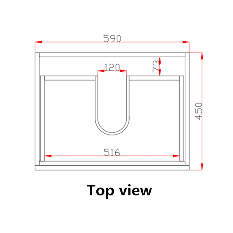 600-1500Mm Freestanding Bathroom Floor Vanity Dark Oak Wood Grain Pvc Filmed Cabinet Only &