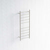 N#1(Nickel) Radiant Brushed Nickel Heated Round Ladder Towel Rail 430 X 1100Mm 10 Bars Rails