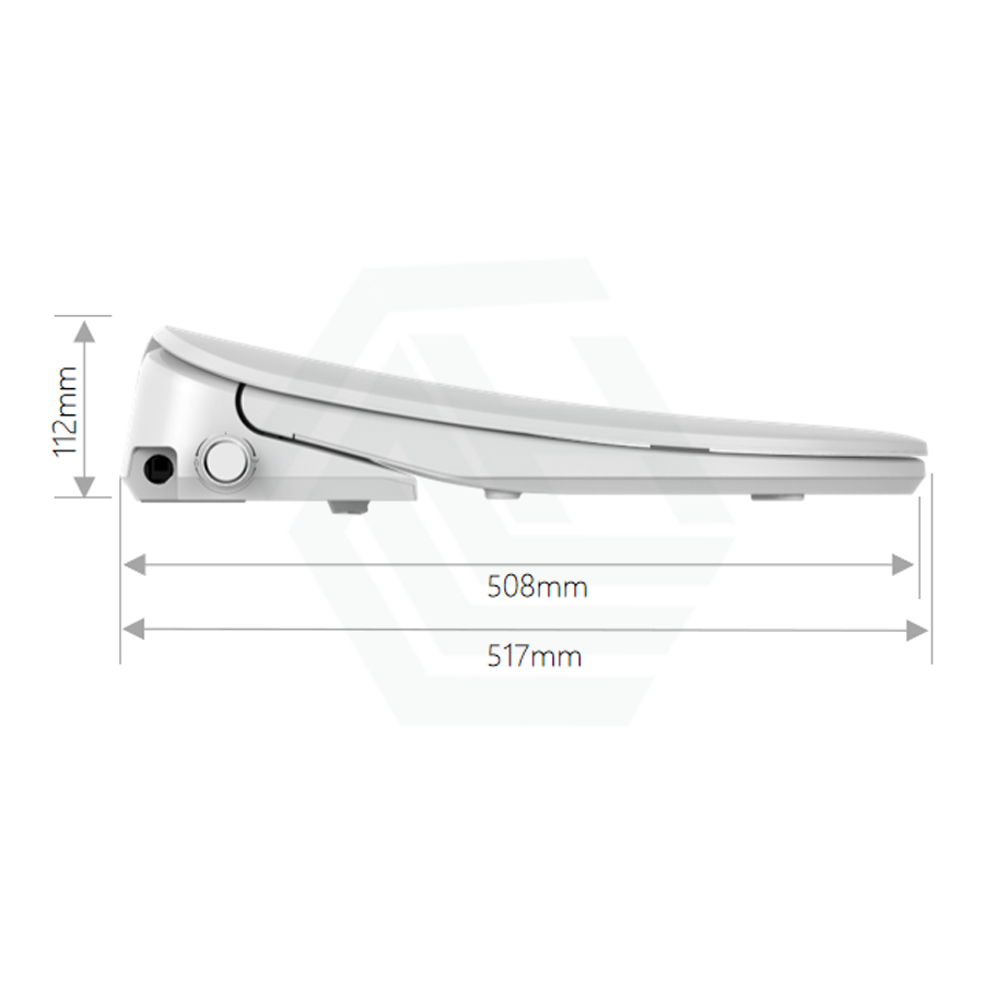 517X403X112Mm Jomoo Smart Electric Bidet Seat With Instant Heating & Air Dryer For Toilet Toilets