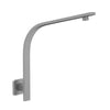 N#1(Nickel) Norico Square Gooseneck Shower Arm Wall Mounted Brushed Nickel Arms