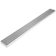 300-3900Mm Lauxes Silver Shower Grate Drain Indoor Outdoor Aluminium Next Generation 26 300Mm