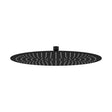 400Mm 16 Inch Stainless Steel Round Black Super-Slim Rainfall Shower Head Heads