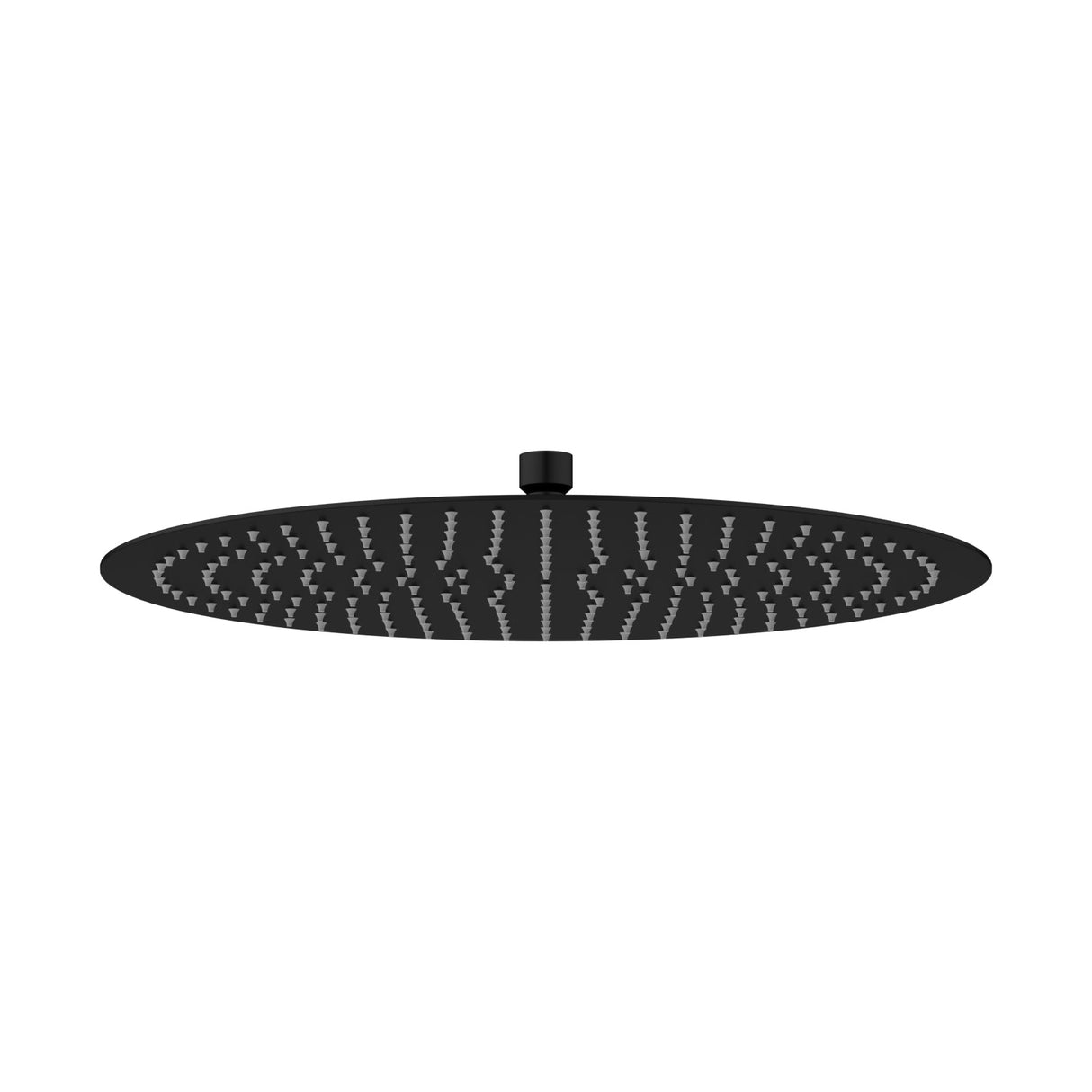 400Mm 16 Inch Stainless Steel Round Black Super-Slim Rainfall Shower Head Heads