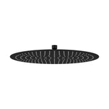 400Mm 16 Inch Stainless Steel Round Black Super-Slim Rainfall Shower Head Heads