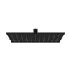 300Mm Matt Black Square Rainfall Shower Head Heads