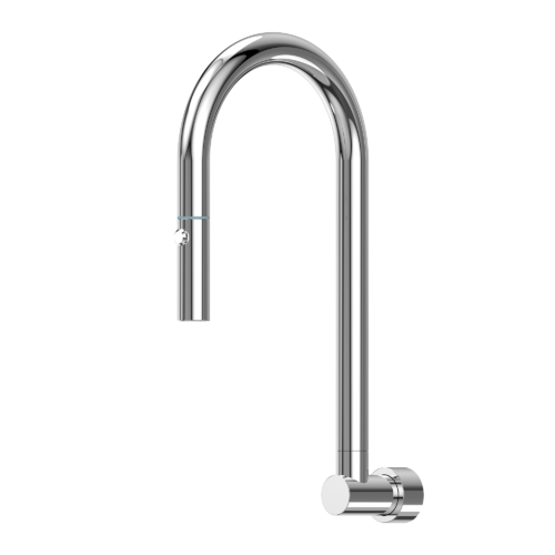 Chrome Stainless Steel Retractable Swivel Wall Spout Spouts