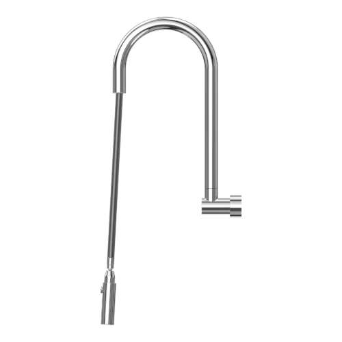 Chrome Stainless Steel Retractable Swivel Wall Spout Spouts