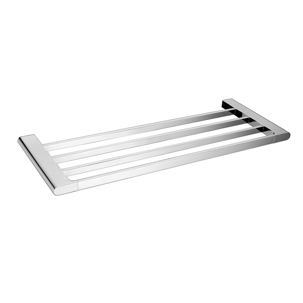 Quavo Chrome Towel Rack 600Mm Brass 4 Bars Wall Mounted Bathroom Products