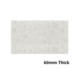 20Mm/40Mm/60Mm Thick Gloss White Canvas Stone Top For Above Counter Basins 450-1800Mm Vanity Tops