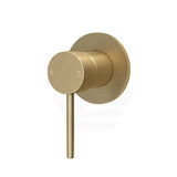 G#1(Gold) Norico Round Brushed Gold Shower/Bath Wall Mixer Solid Brass Mixers