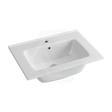 610X465X175Mm O Shape Ceramic Top For Bathroom Vanity Single Bowl 1 Or 3 Tap Holes Available Gloss