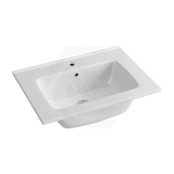 610X465X175Mm O Shape Ceramic Top For Bathroom Vanity Single Bowl 1 Or 3 Tap Holes Available Gloss