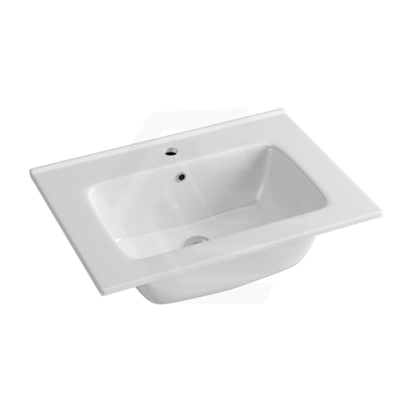 610X465X175Mm O Shape Ceramic Top For Bathroom Vanity Single Bowl 1 Or 3 Tap Holes Available Gloss