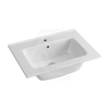 610X465X175Mm O Shape Ceramic Top For Bathroom Vanity Single Bowl 1 Or 3 Tap Holes Available Gloss