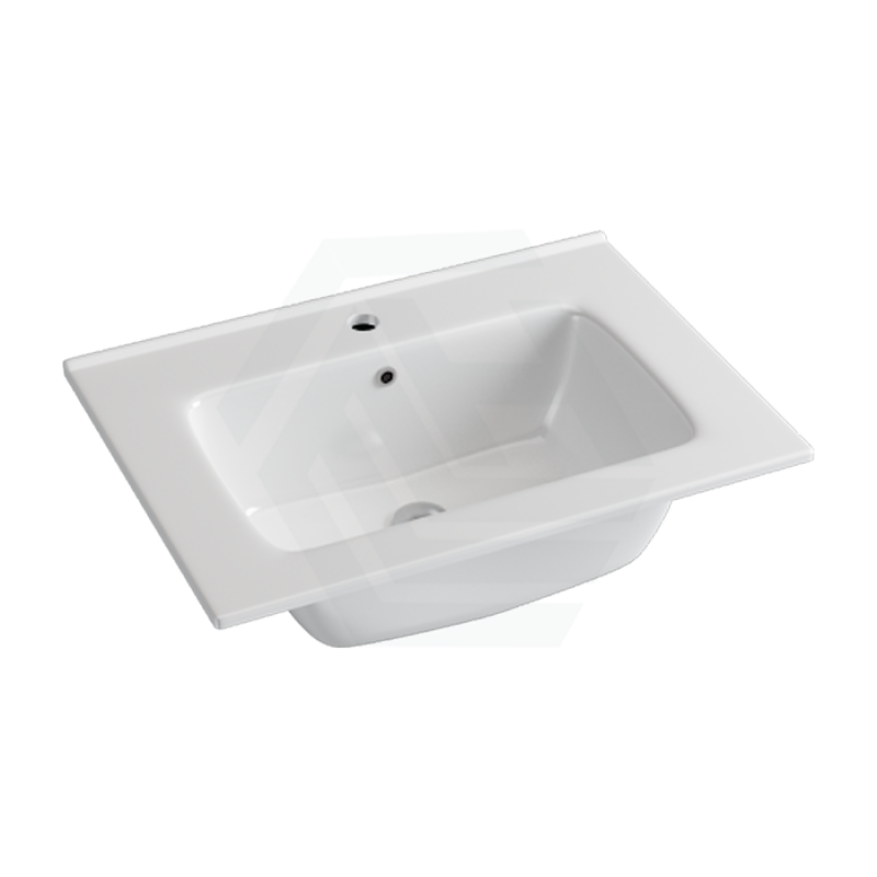 610X465X175Mm O Shape Ceramic Top For Bathroom Vanity Single Bowl 1 Or 3 Tap Holes Available Gloss