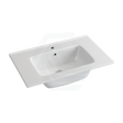 760X465X175Mm O Shape Ceramic Top For Bathroom Vanity Single Bowl 1 Or 3 Tap Holes Available Gloss