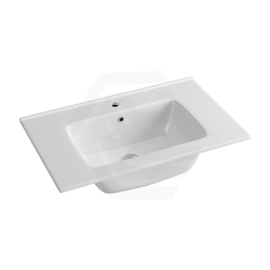 760X465X175Mm O Shape Ceramic Top For Bathroom Vanity Single Bowl 1 Or 3 Tap Holes Available Gloss