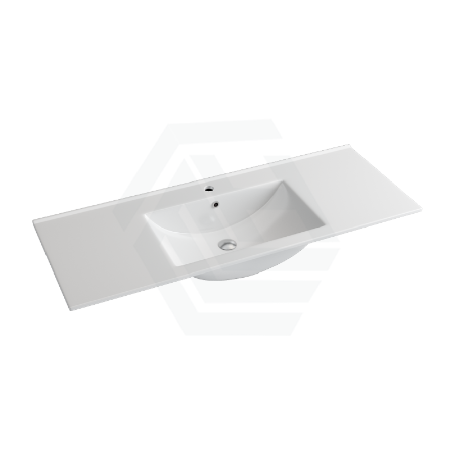 1210X465X175Mm Ceramic Top For Bathroom Vanity Single Bowl 1 Or 3 Tap Holes Available Gloss White