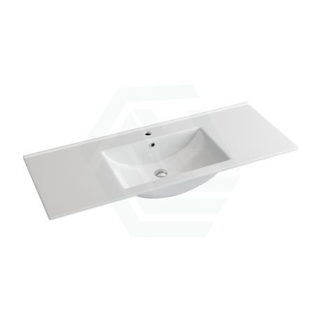 1210X465X175Mm Ceramic Top For Bathroom Vanity Single Bowl 1 Or 3 Tap Holes Available Gloss White