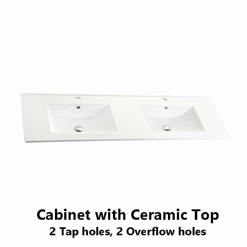 600-1500Mm Bathroom Premium Floating Vanity Wall Hung White Polyurethane Pvc Cabinet Only & Ceramic