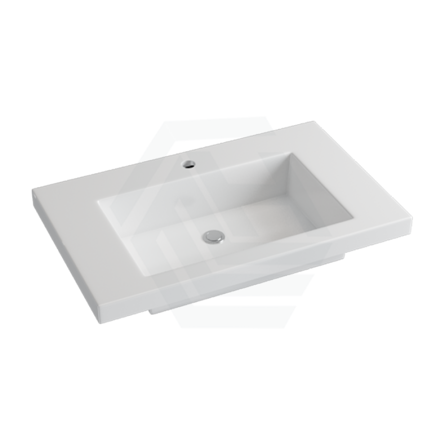 750X465X135Mm Poly Top For Bathroom Vanity Single Bowl 1 Or 3 Tap Holes Available No Overflow Tops