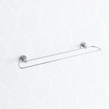 600mm Self Adhesive Chrome Double Towel Rail AC6702