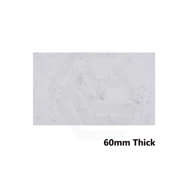 20Mm/40Mm/60Mm Thick Gloss Snow White Stone Top For Above Counter Basins 450-1800Mm 450Mm X 250Mm /