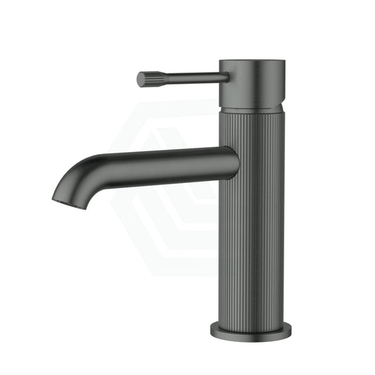 M#1(Gunmetal Grey) Ikon Linie Solid Brass Gun Metal Short Basin Mixer Tap Mixers