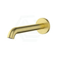 G#3(Gold) Ikon Linie 180/220Mm Round Brushed Gold Brass Spout Wall Spouts