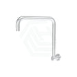 Round Rectangle Curved Chrome Brass Shower Arm Arms