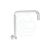 Round Rectangle Curved Chrome Brass Shower Arm Arms