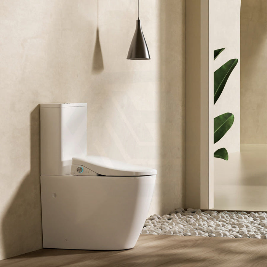 Lafeme Catania/Thea Standard-Luna Rimless Back To Wall Toilet Suite S/P Trap With Multi-Functional