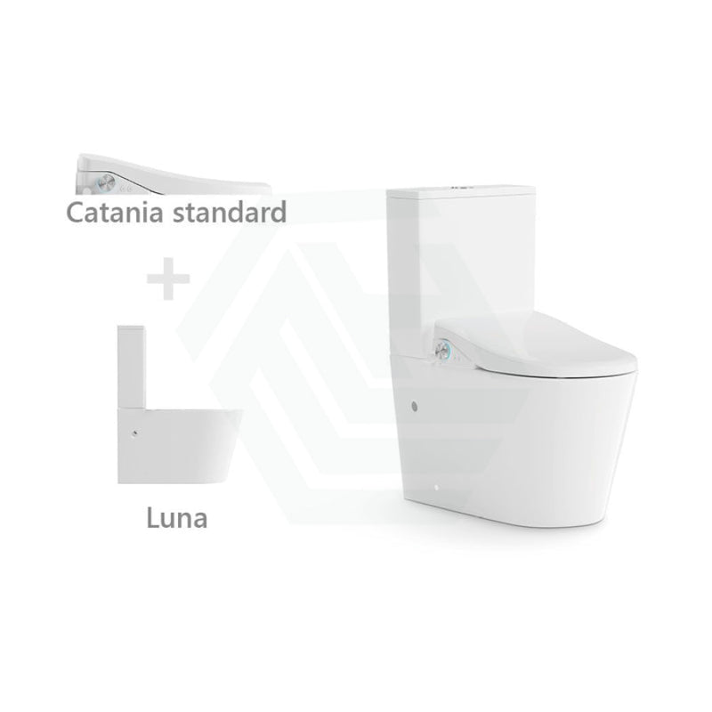 Lafeme Catania/Thea Standard-Luna Rimless Back To Wall Toilet Suite S/P Trap With Multi-Functional