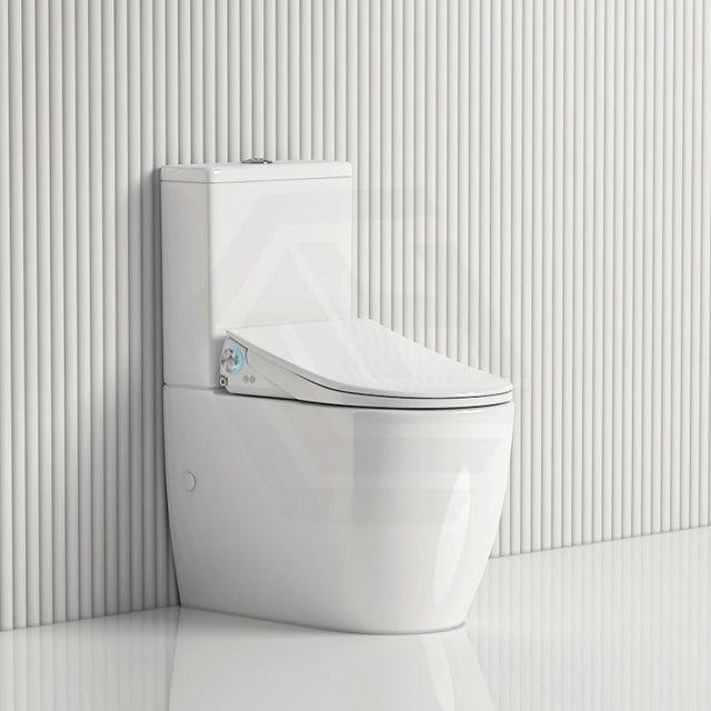 Lafeme Extra Height Rimless Tornado Back To Wall Toilet Suite S/P Trap With Multi-Functional Smart