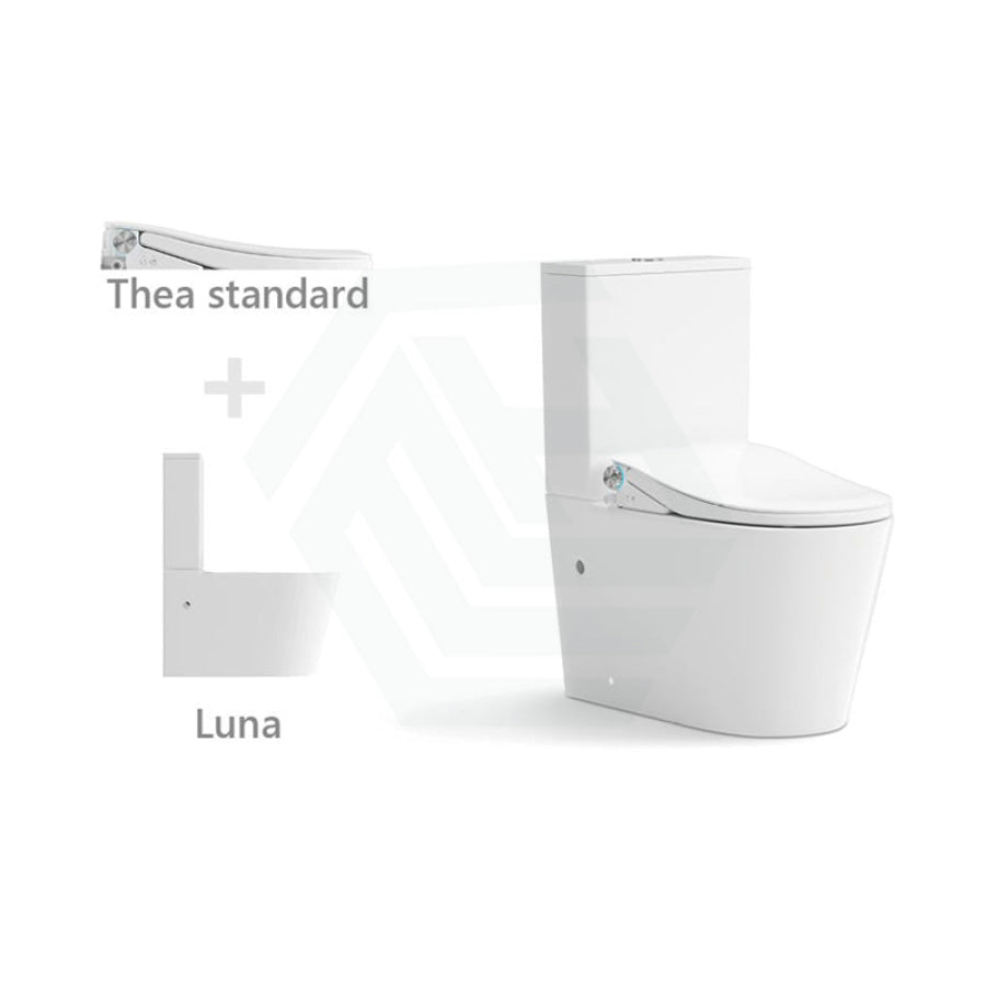 Lafeme Catania/Thea Standard-Luna Rimless Back To Wall Toilet Suite S/P Trap With Multi-Functional